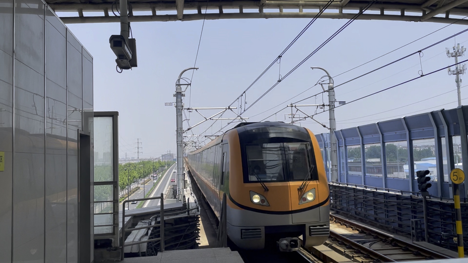 【南京地铁s8号线】信息工程大学进站(往长江大桥北)