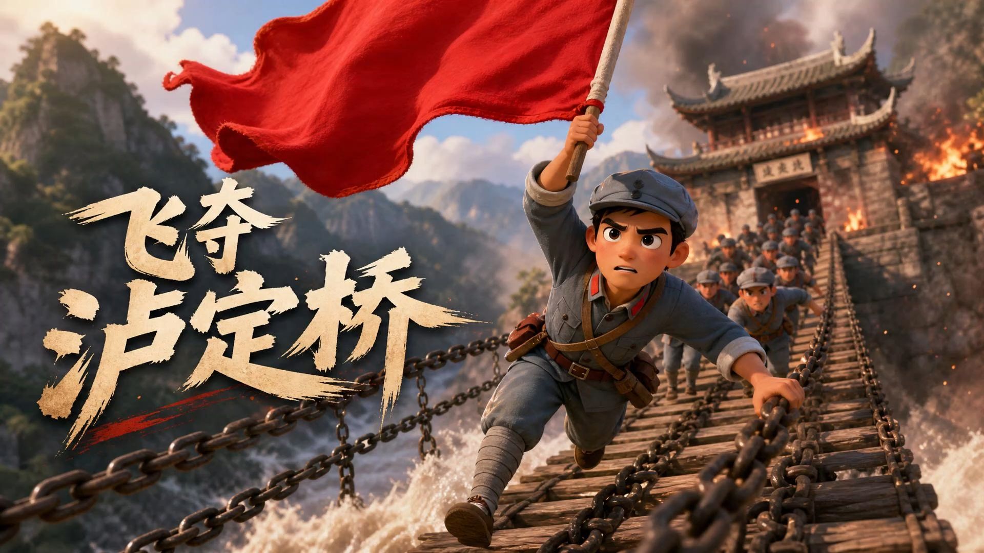 《飞夺泸定桥》