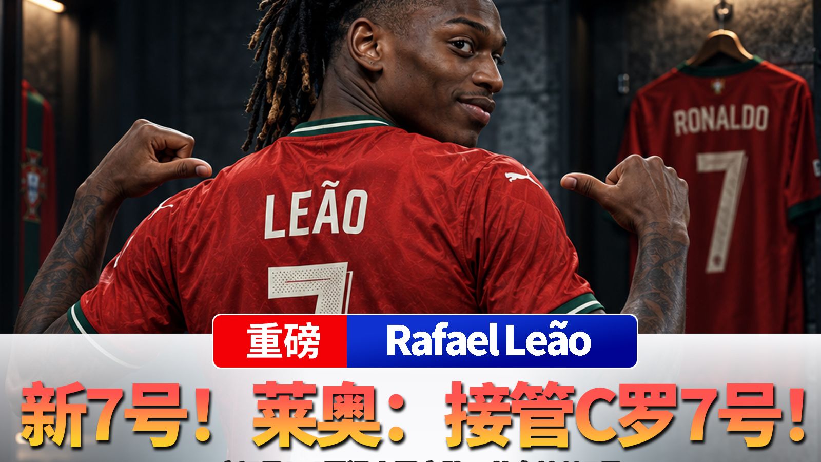 新7号！C罗退出国家队，莱奥接管7号球衣！