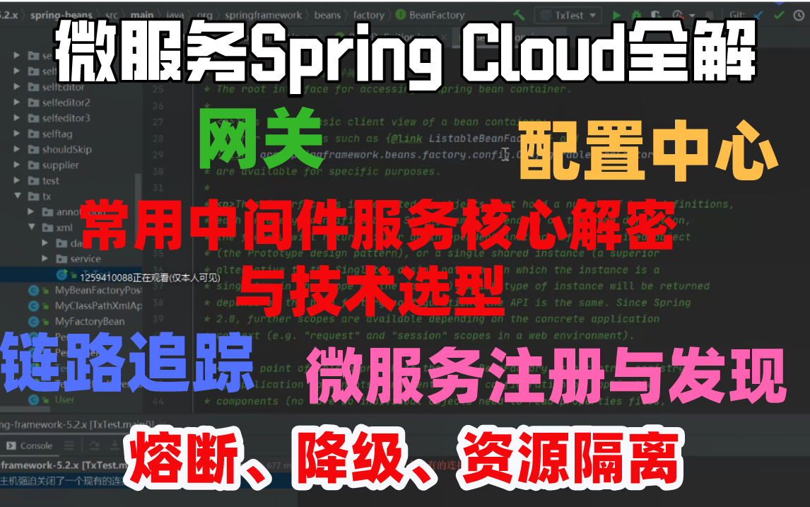 微服务Spring Cloud全解:微服务检测中心+微服务监控+服务器远程调用+声明式服务调用+熔断、降级、资源隔离+网关+配置中心+链路追踪大厂面试真题解...