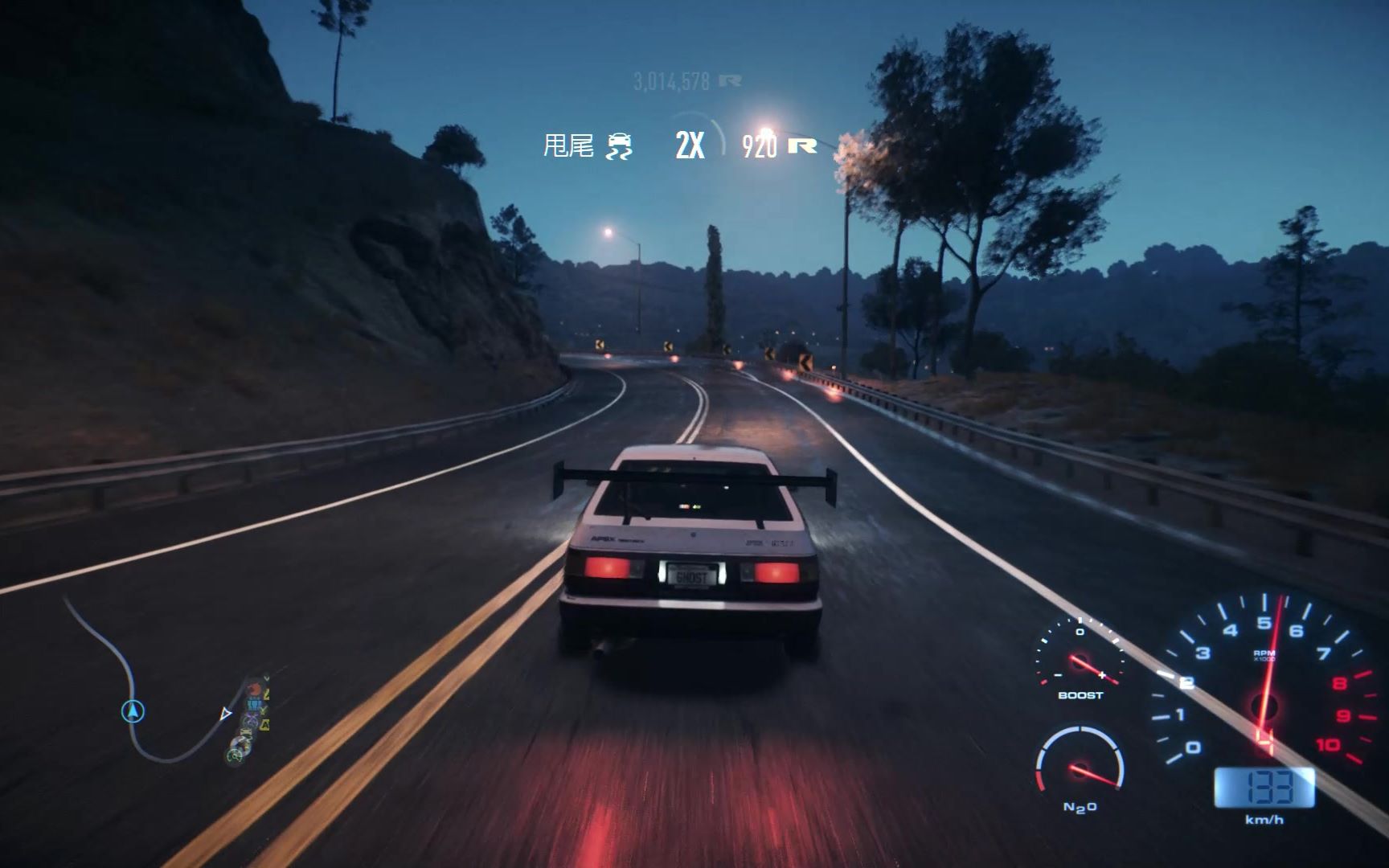 震惊程序员居然深夜开车夜闯秋名山