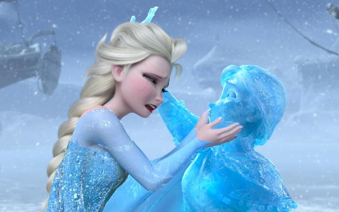 冰雪奇缘:妹妹为救姐姐,被姐姐不小心冻成了冰雕