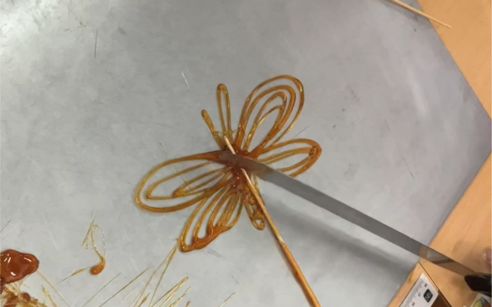 糖人師傅做蝴蝶