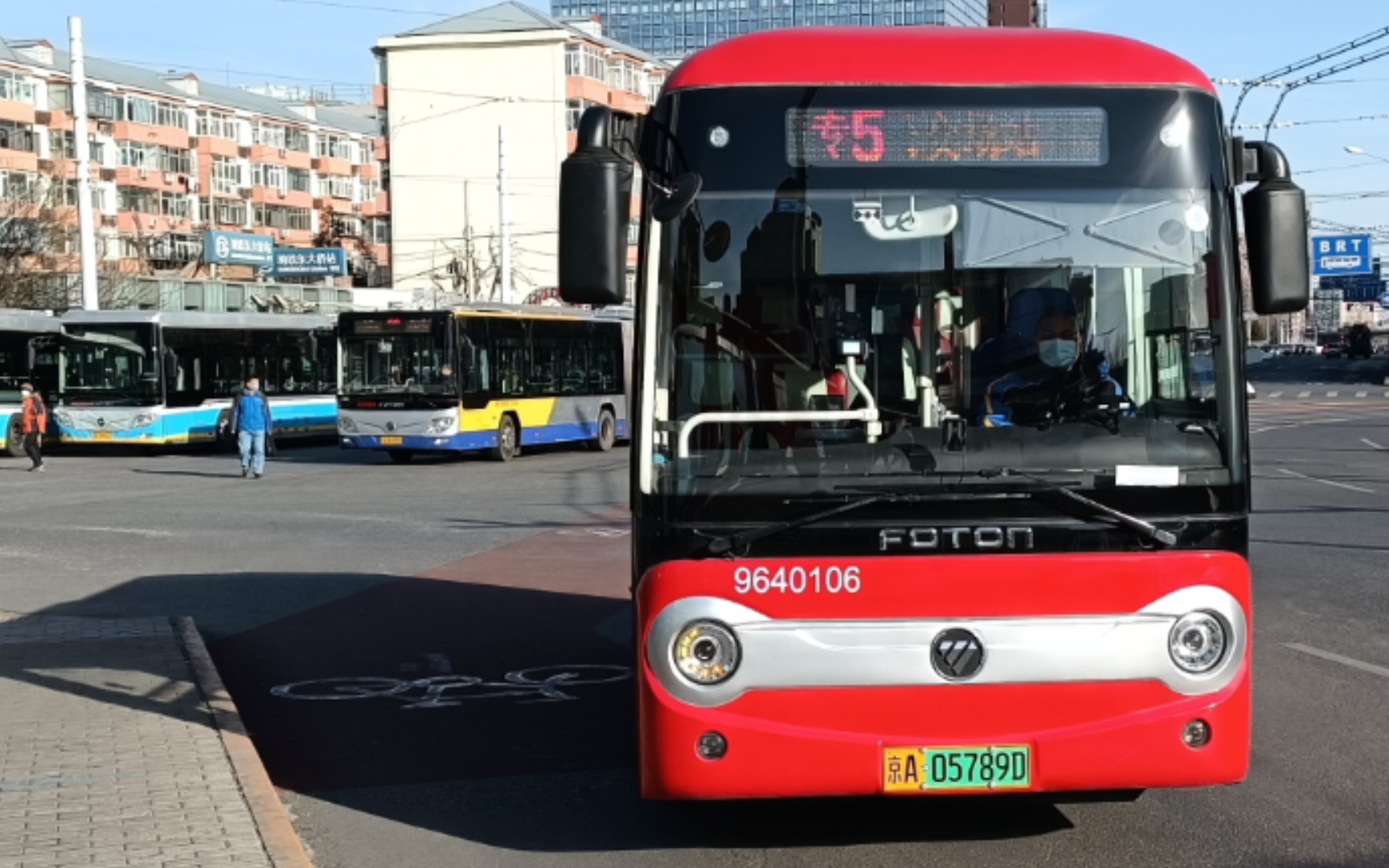 [北京公交]定制公交小红车-北京公交专5路pov