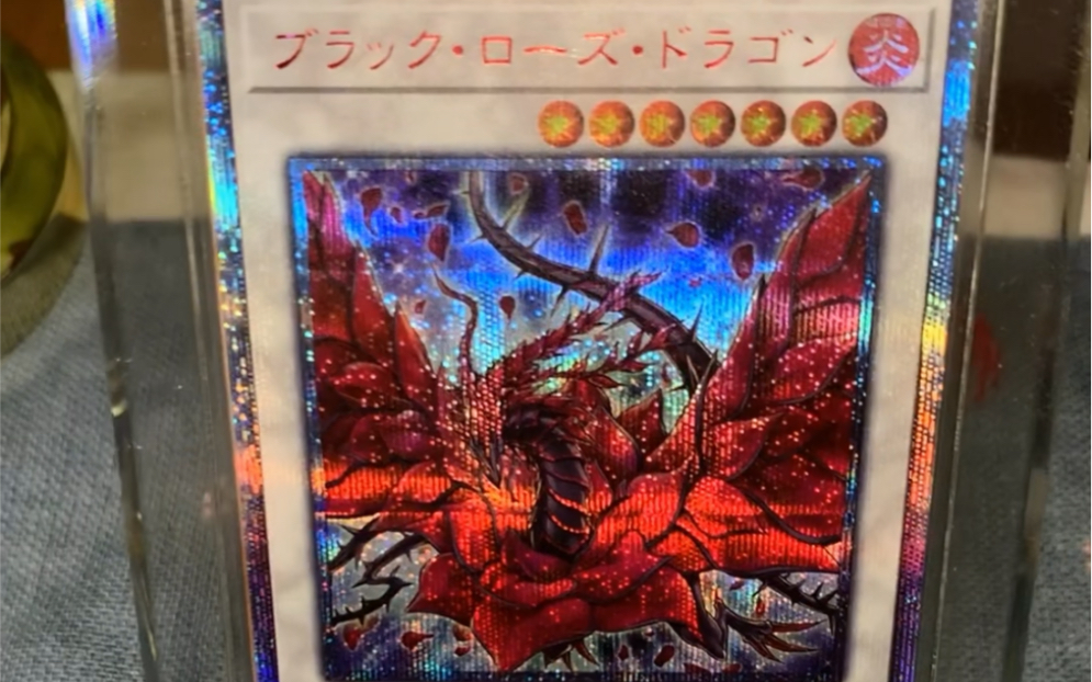 游戏王实卡黑蔷薇龙20周年红碎最美红碎卡牌关联青眼白龙