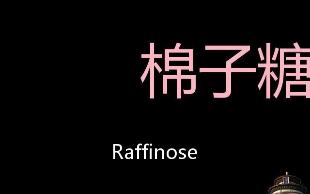 棉子糖 Chinese Pronunciation Raffinose哔哩哔哩bilibili