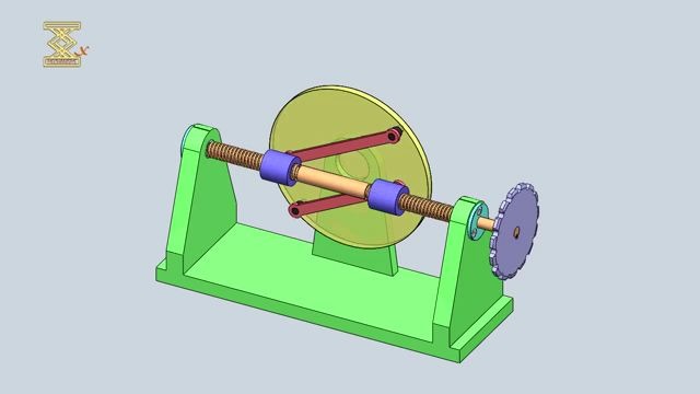 杠杆螺丝机构6杠杆螺丝转盘机构
