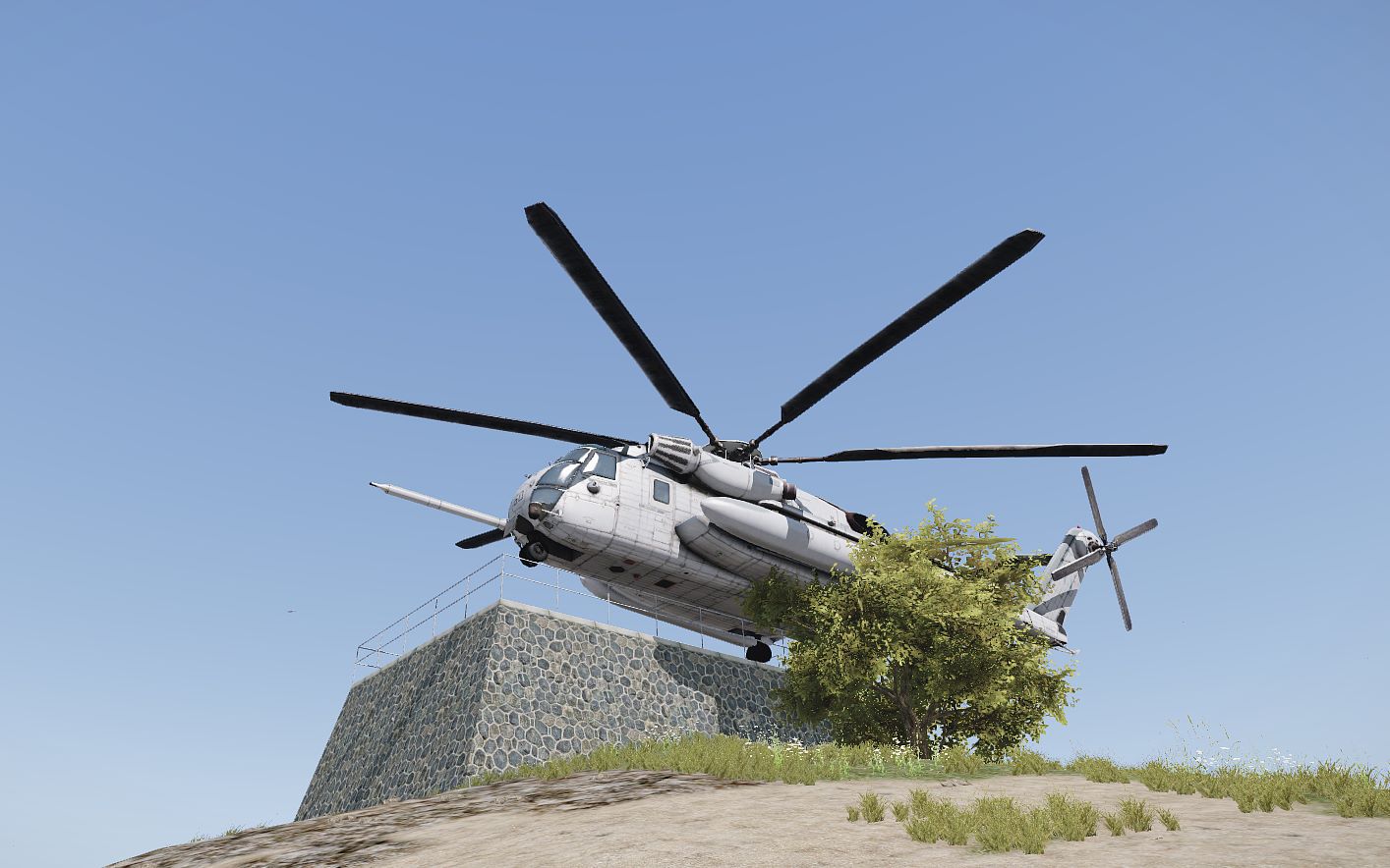arma3 武装突袭3 直升机非正式定点降落(美国海军陆战队超级种马 usmc