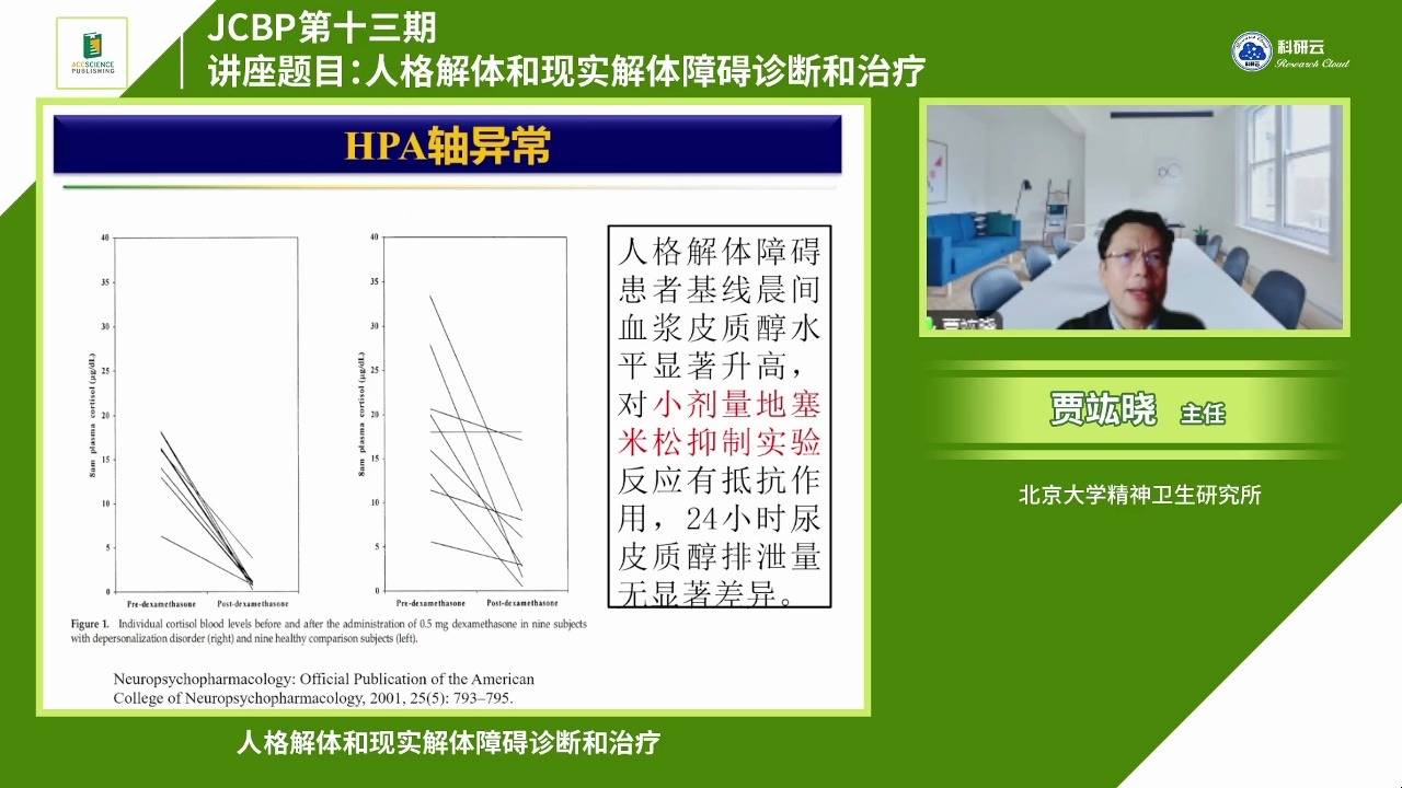 20241031北京大学精神卫生研究所贾竑晓人格解体/现实解体障碍的识别与治疗哔哩哔哩bilibili