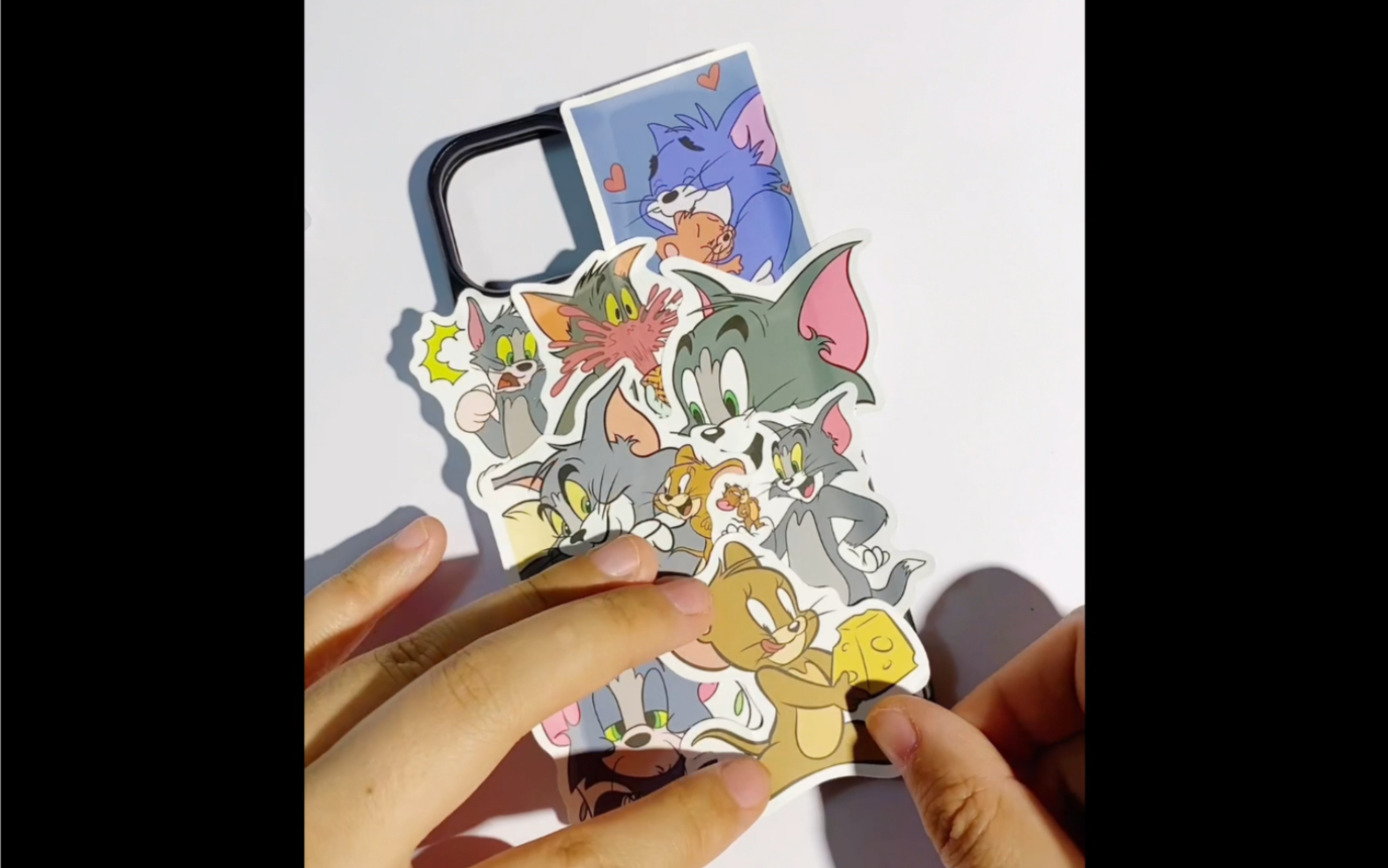 猫和老鼠滴胶手机壳