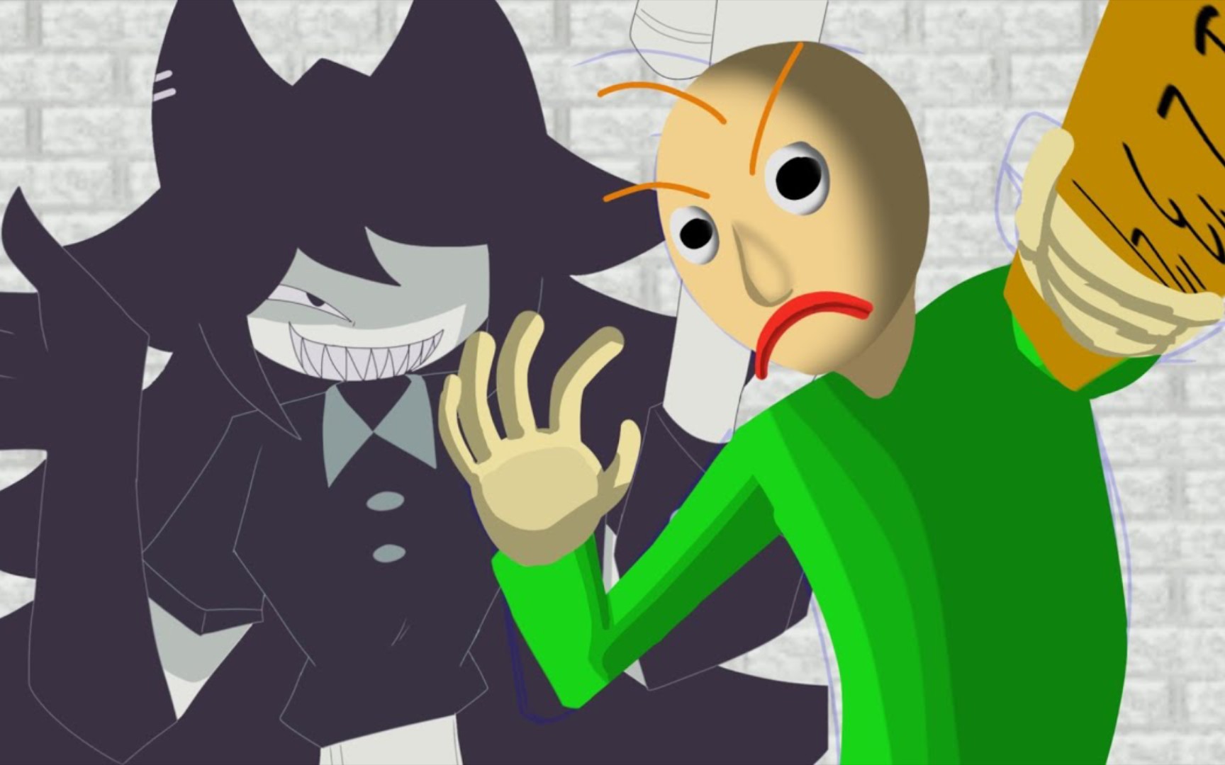 巴尔迪vs miss circle || 动画