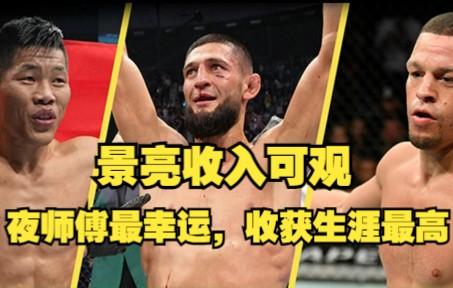 UFC第279期选手收入(包含出场费及奖金),景亮收入可观,夜师傅最幸运收获生涯最高收入哔哩哔哩bilibili