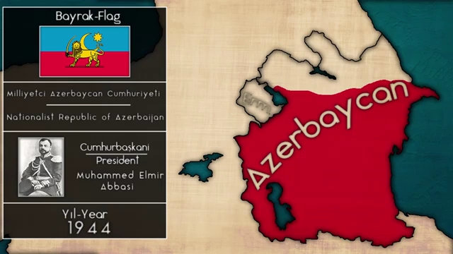 【架空历史地图】阿塞拜疆(1918~2018)