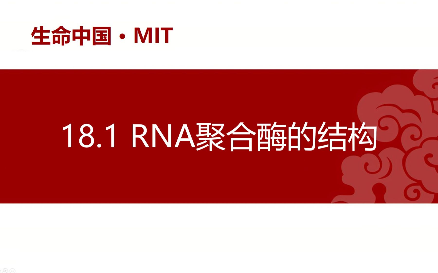 【分子】18.1 RNA聚合酶的结构哔哩哔哩bilibili