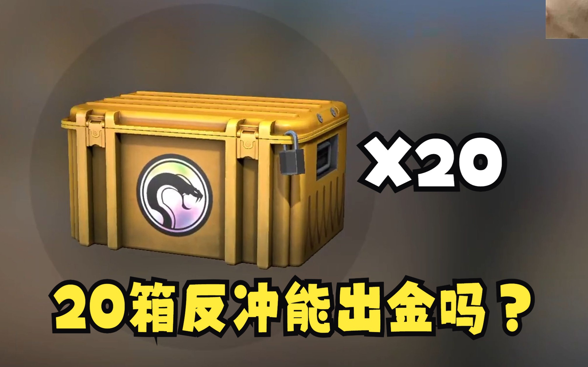 【csgo开箱】穷学生用一个月晚饭钱开20个反冲箱子能让自己吃点好的吗