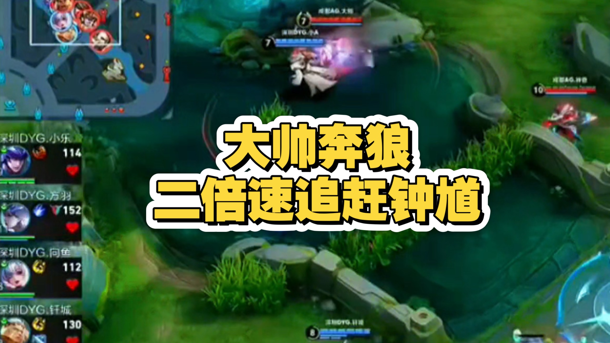 看到大帅跟开了二倍速一样跑过来，能绷住的也是老崩家了