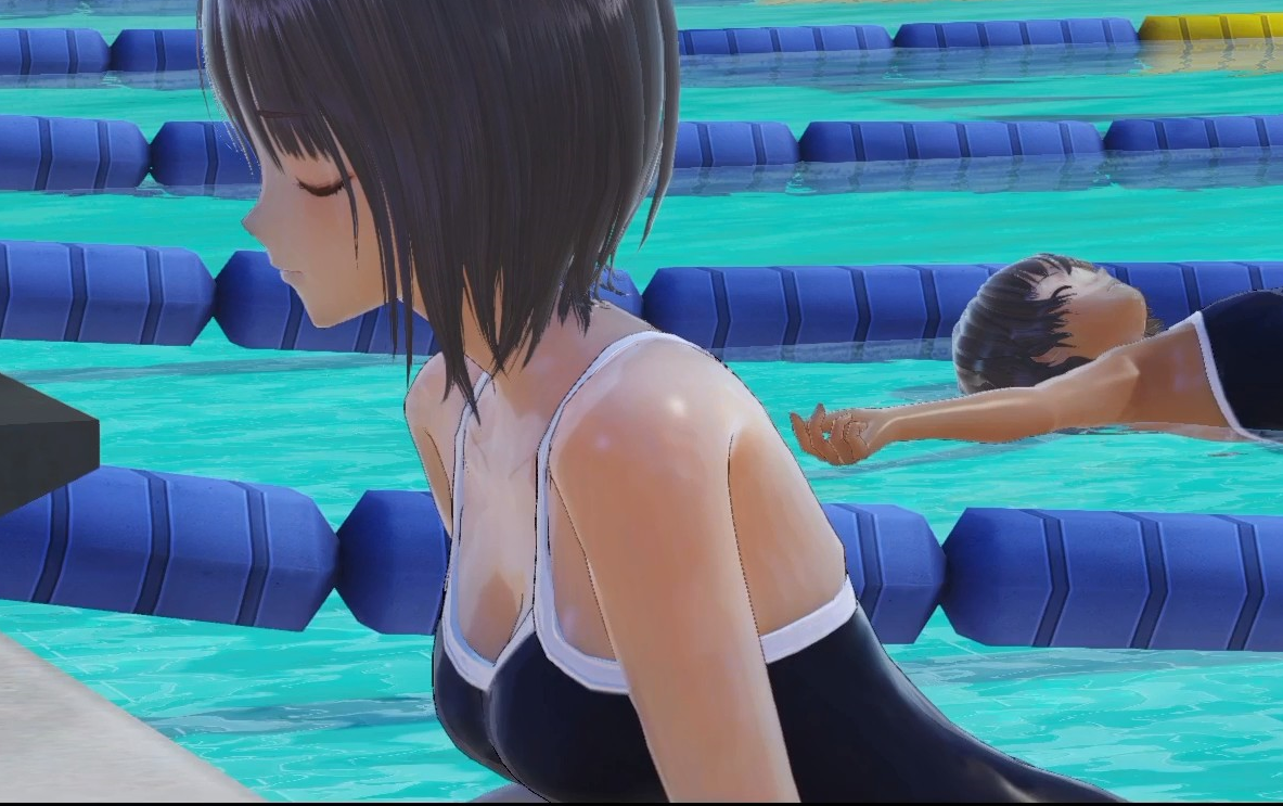 ps4《蓝色映像 幻舞少女之剑》番剧向流程 间章:她的泳姿