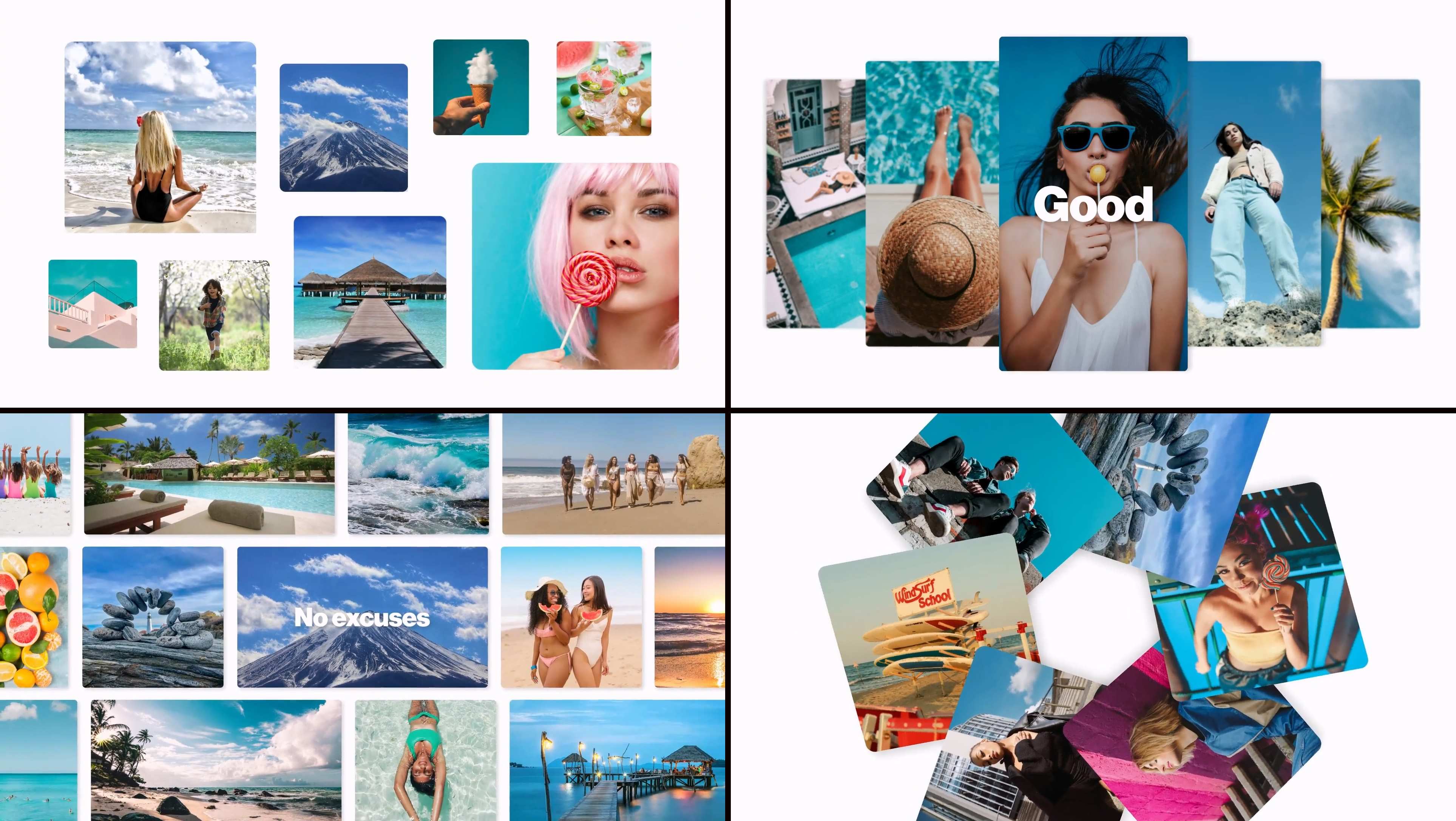 轮播产品介绍热门视频多照片轮番ae模板抖音快手热门视频最火视频展示