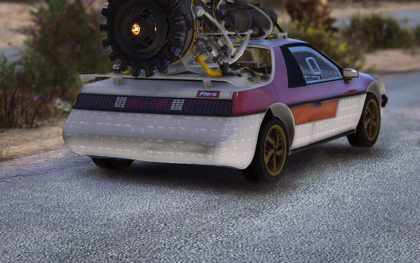 gtaol 庞蒂亚克fiero 推助器启动!