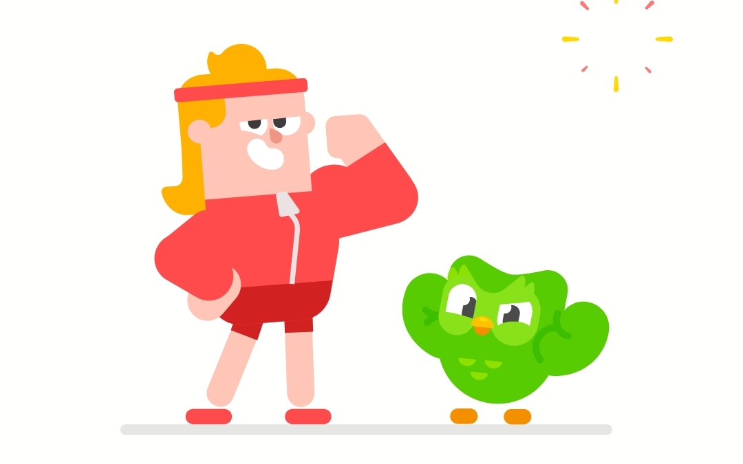 多邻国|昨天练得挺不错的(*2107╰╯`21)79