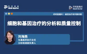 基因治疗系列(四)：细胞和基因治疗的分析和质量控制