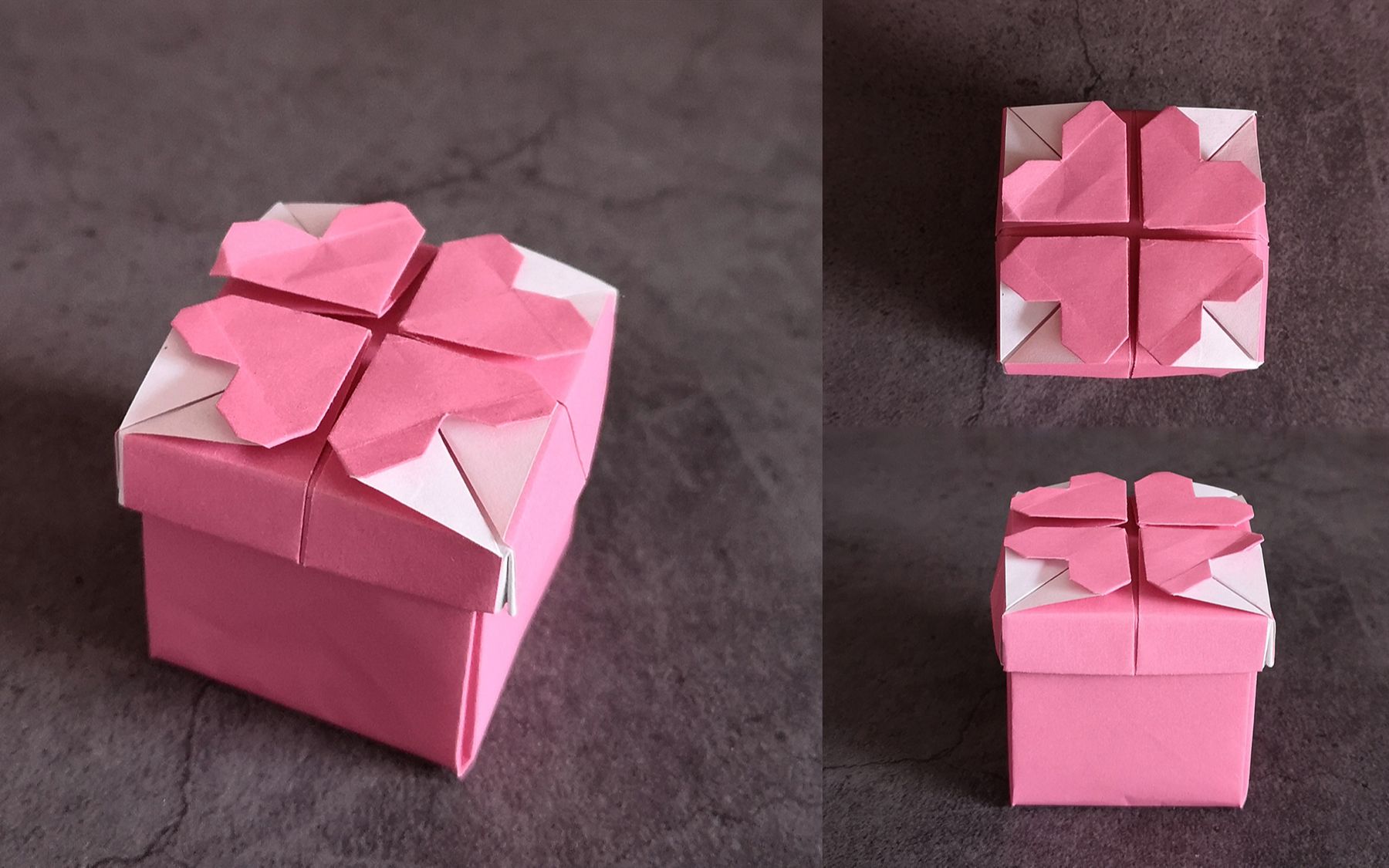 手工折纸礼盒简单易学图片