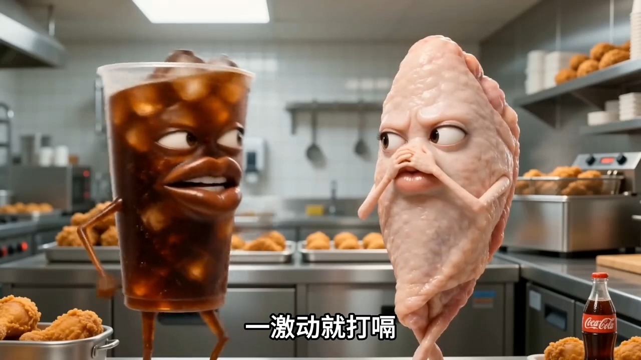 会说话的鸡腿啊