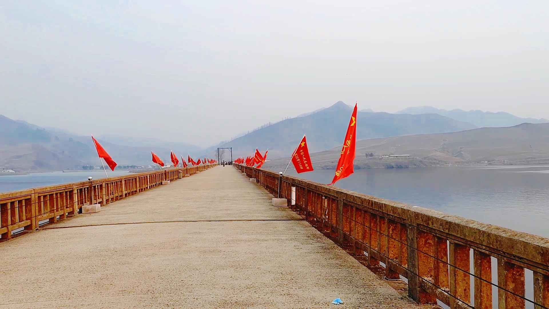 河口断桥,原名清城桥,鸭绿江上连接中朝两岸最早的一座公路桥