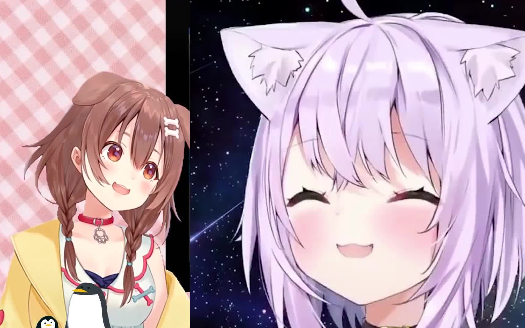 【猫又小粥x戌神沁音】加 密 猫 狗 通 话