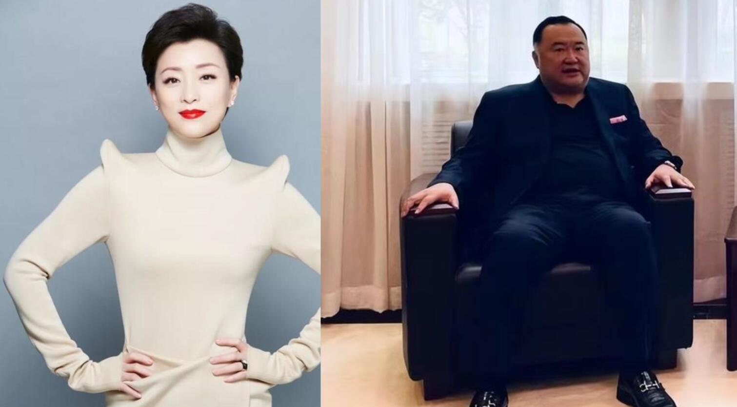 杨澜富豪老公近照曝光,身材臃肿胖到没脖子,一双儿女颜值都像爸