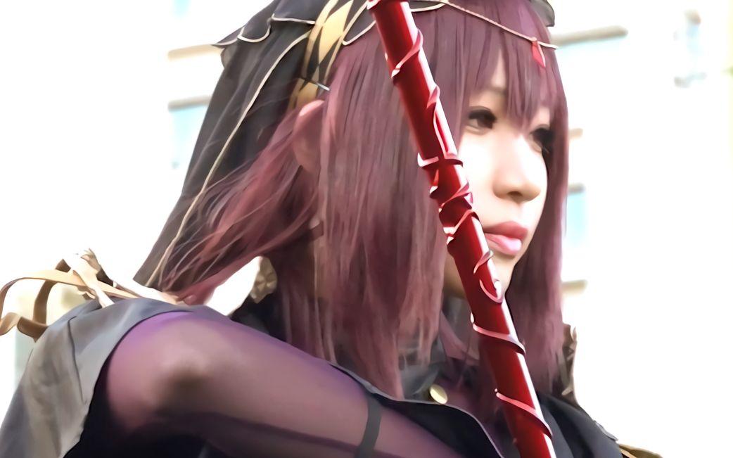 斯卡哈cosplay紧身衣福利绅士们快进来1080p60帧