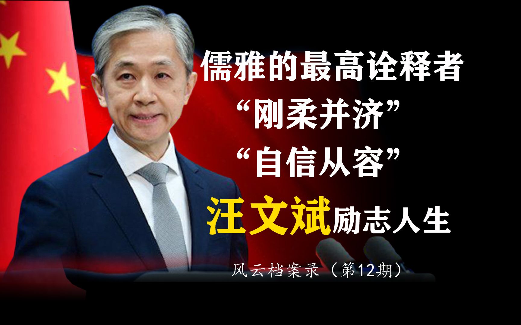 从年轻小伙到鬓边霜白 汪文斌出色外交能力 更有他无数熬夜的身影哔哩哔哩bilibili