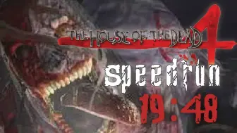 Download Video: （新纪录）《死亡之屋4》19分 47秒 单人 最速通关speedrun The House of the Dead 4 Any%