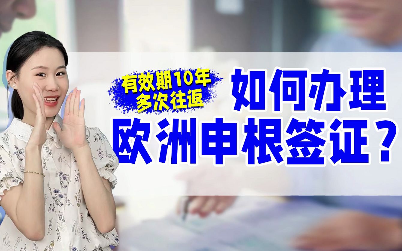 欧洲申根签证如何办理?哔哩哔哩bilibili