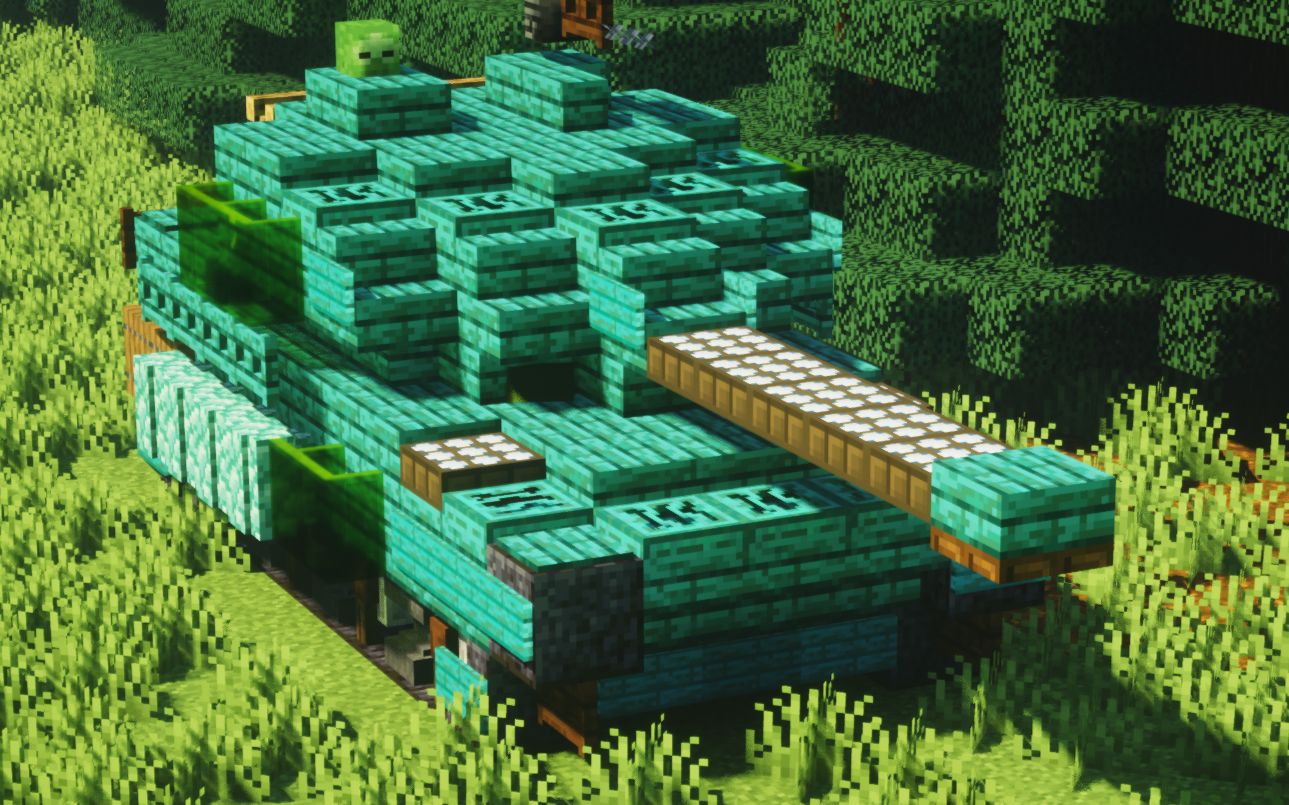 【我的世界】意大利c-1"公羊"主战坦克 建筑教程