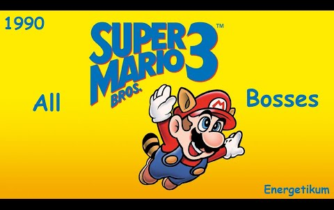 [图]超级马力欧兄弟3-Super Mario Bros. 3 - all bosses (все боссы) [NES]