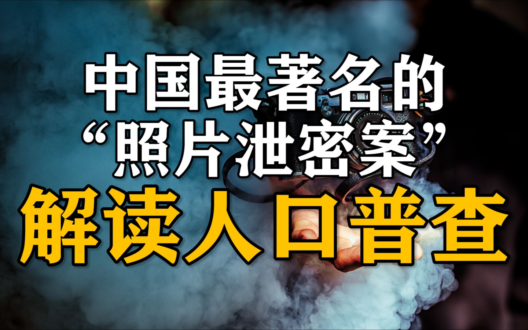 中国最著名的“照片泄密案”,解读人口普查!哔哩哔哩bilibili