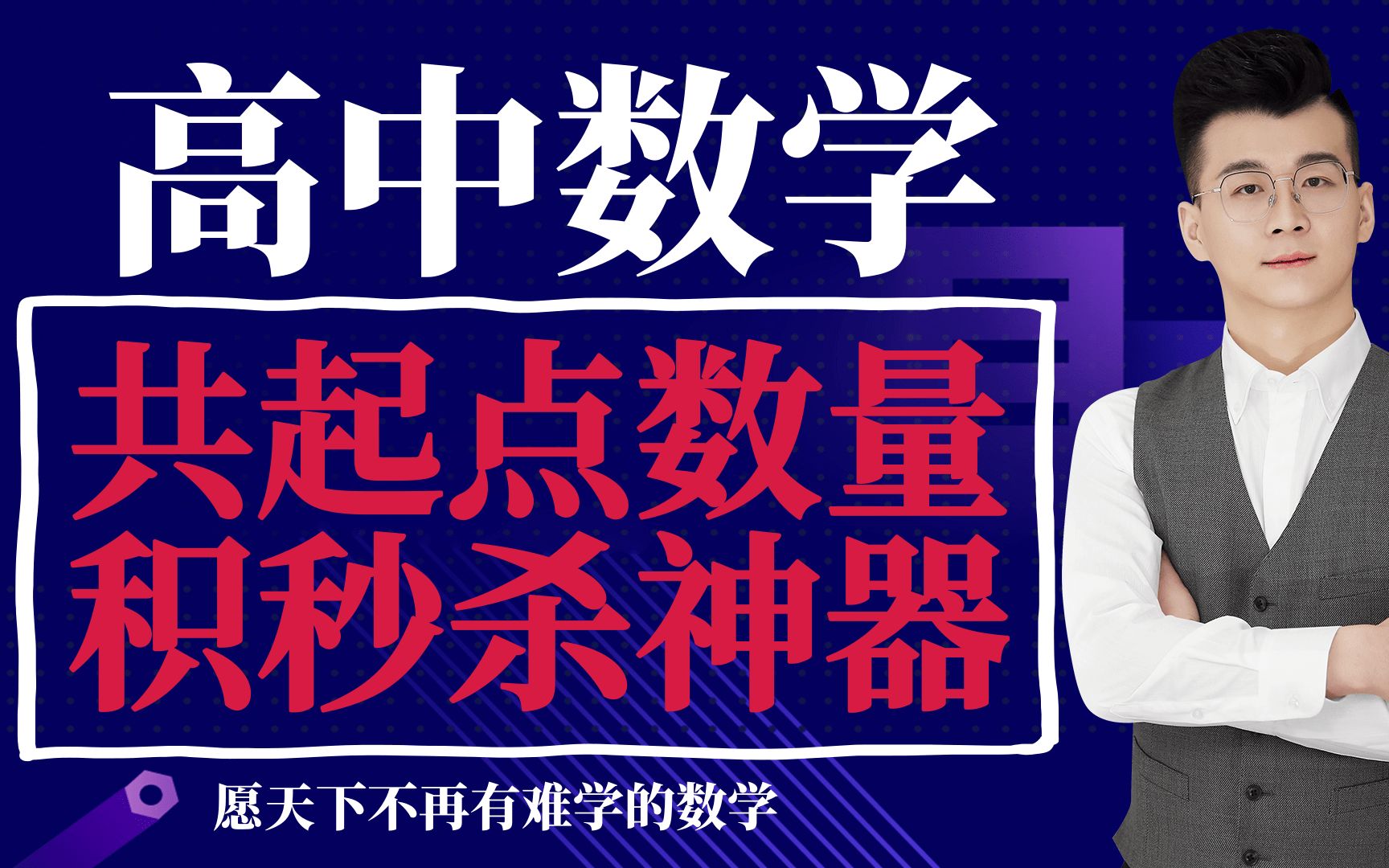 高中数学(高一、高二、高三)2020年高考数学大招精讲:共起点数量积秒杀神器哔哩哔哩bilibili