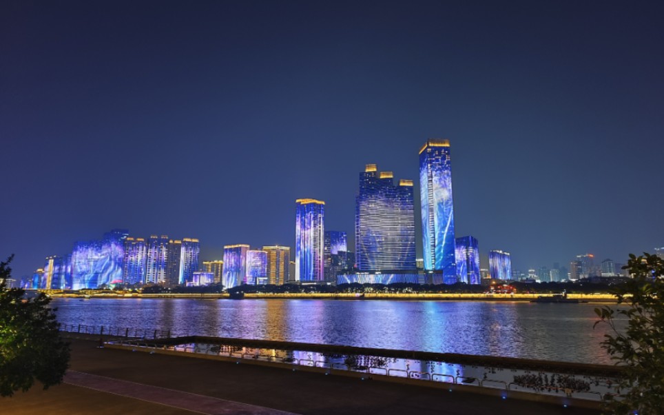 长沙橘子洲的夜景真的很美