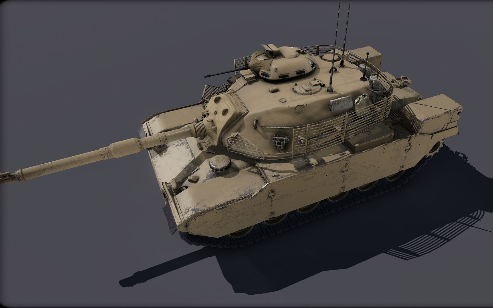 装甲战争 0.37版本 m60a3 slep 主战坦克 - 演示