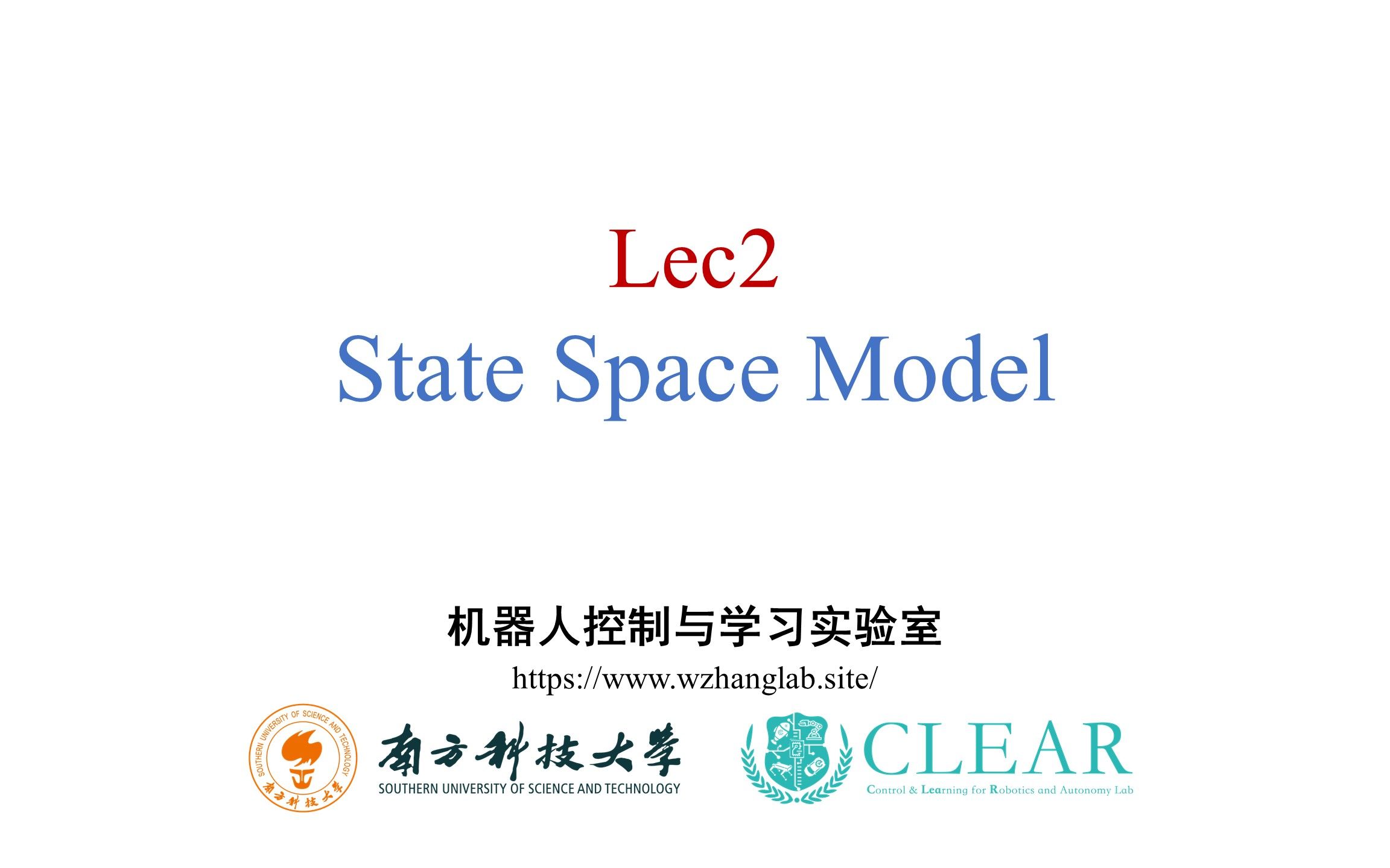 Lecture 2 状态空间模型 State Space Model【南科大ME424 现代控制与最优估计 课程系列视频】哔哩哔哩bilibili