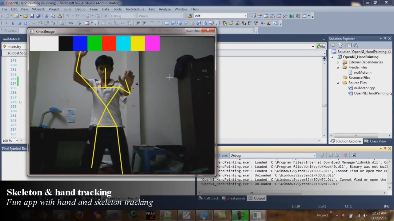 Hand Tracking (Kinect with OpenCV & OpenNI)哔哩哔哩bilibili