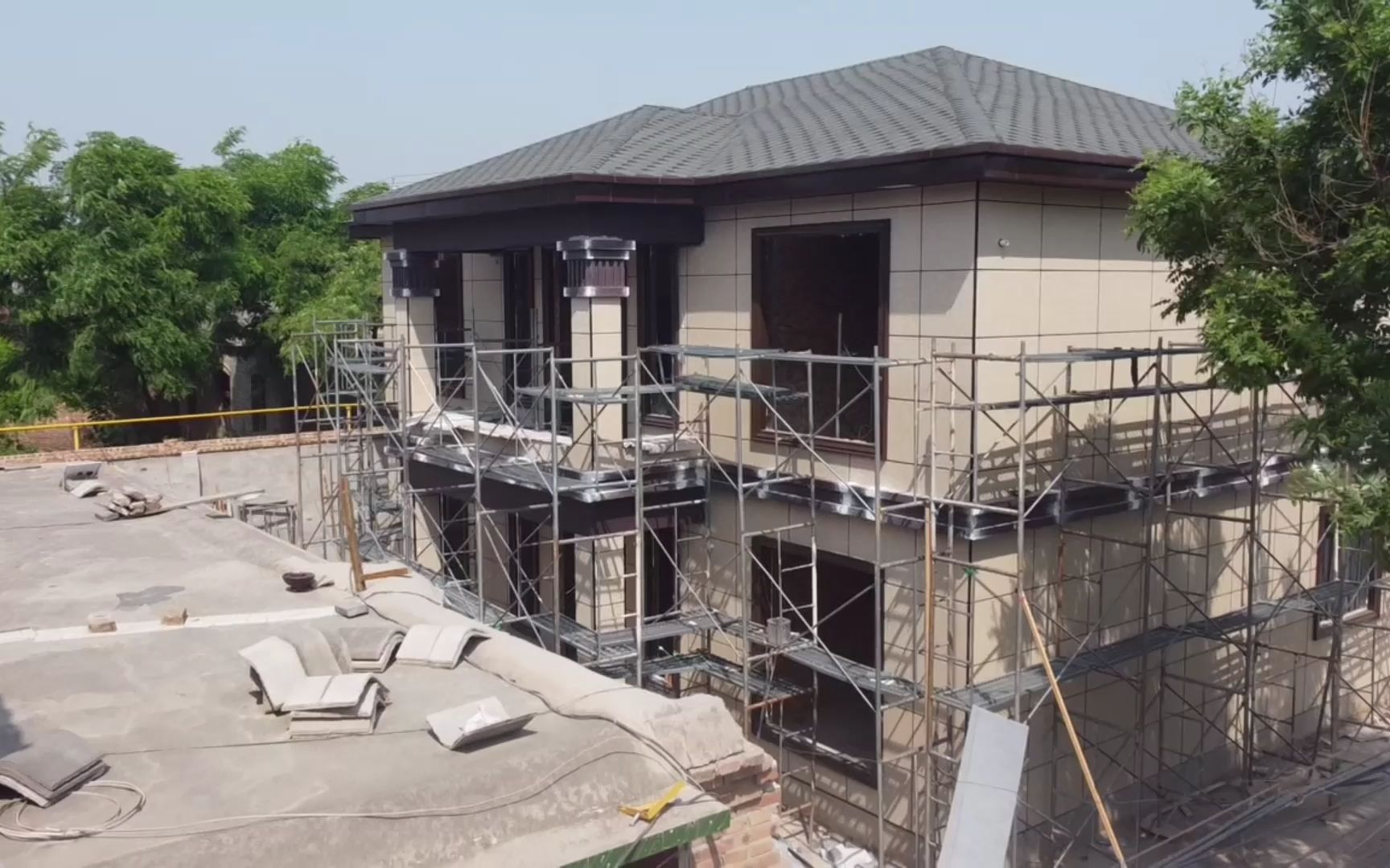 石家庄轩立轻钢别墅,全国各个地方都可以盖房子,想盖房的老乡给我留言