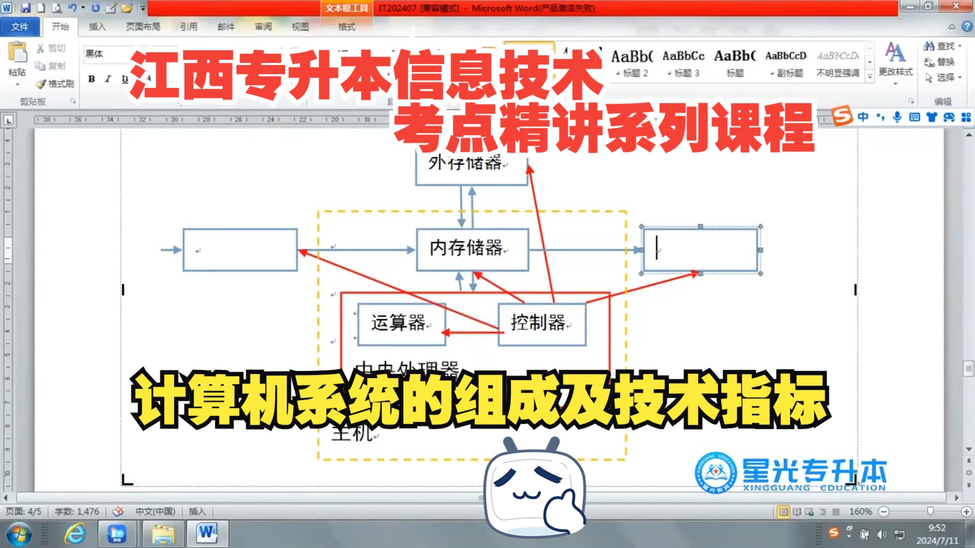 江西专升本信息技术 【计算机系统的组成及主要技术指标 】一一考点精讲系列课程哔哩哔哩bilibili