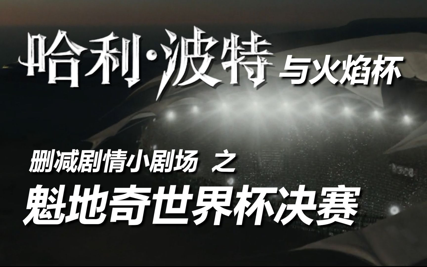 [图]【HP小剧场】《哈利波特与火焰杯》删减剧情之魁地奇决赛！还原原著第八章！