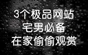 这3个极品网站，可能是你想要的。