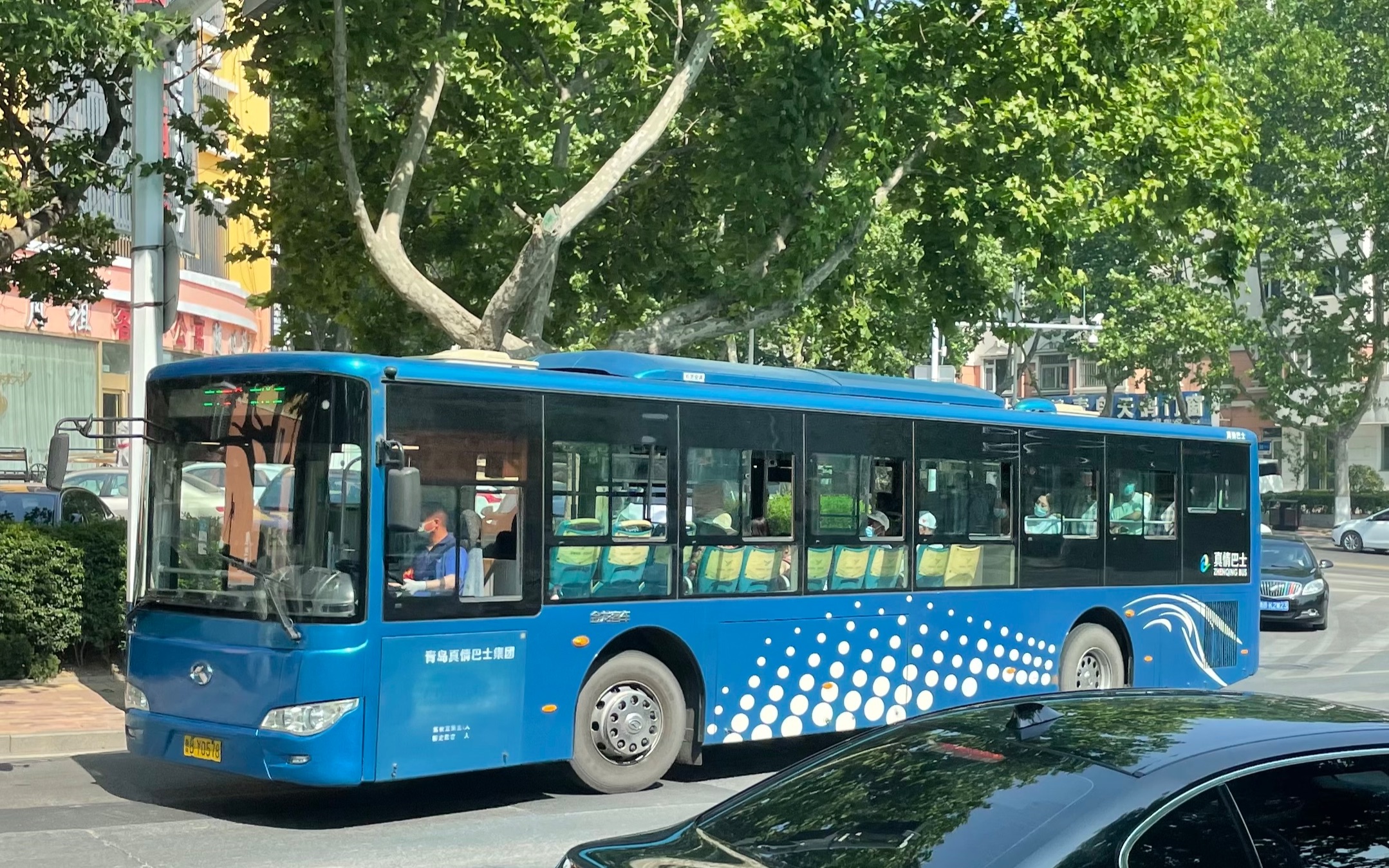 【青岛公交·pov25】青岛真情巴士西海岸东9路全程pov(唐岛湾小区->宸