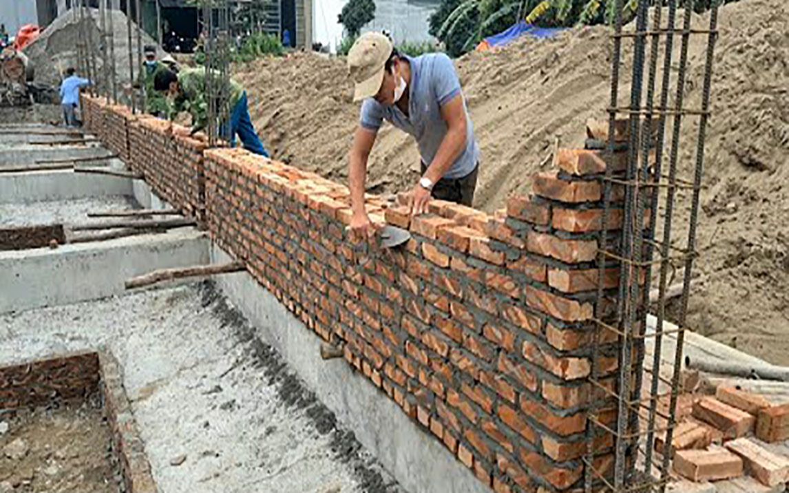 【工地生活】用坚固的钢筋混凝土基础建造围栏哔哩哔哩bilibili