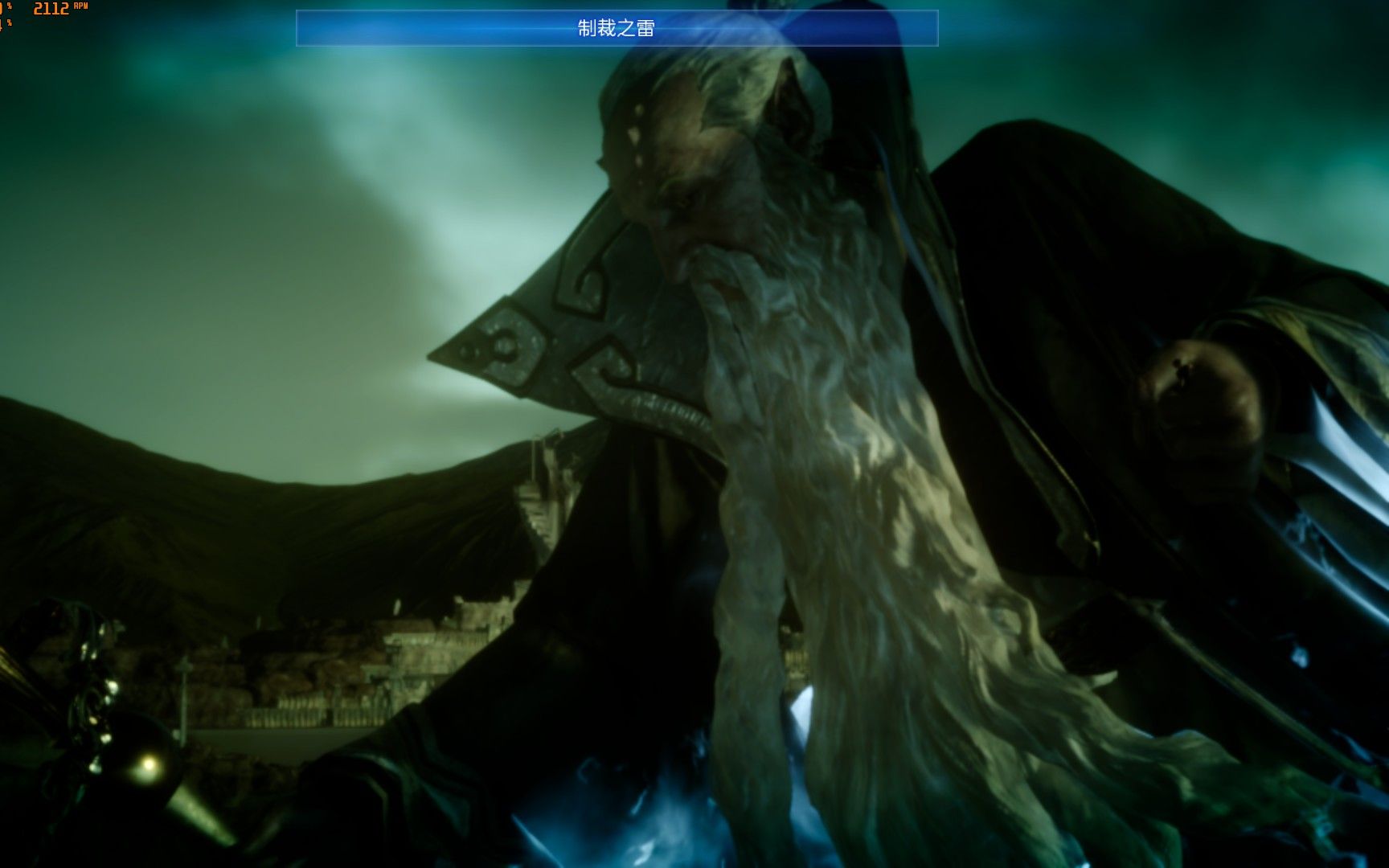 《最终幻想15》六神召唤之雷神.六神bgm就是震撼.