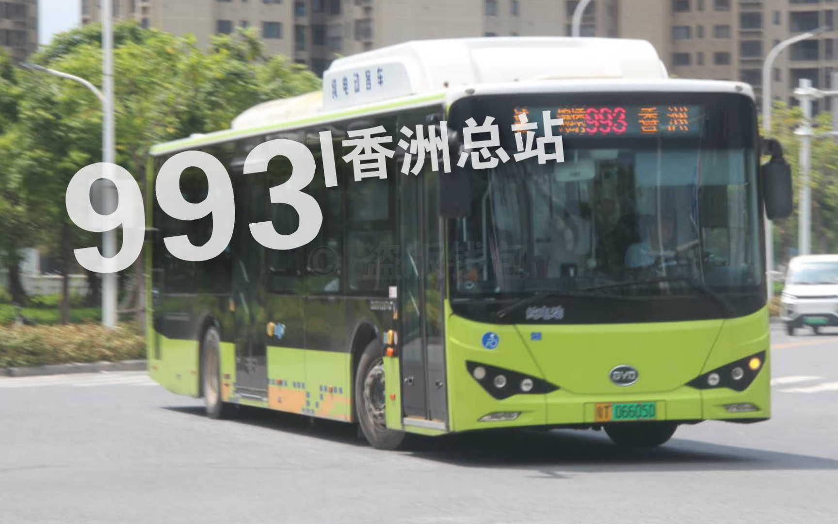 中山公交993图片